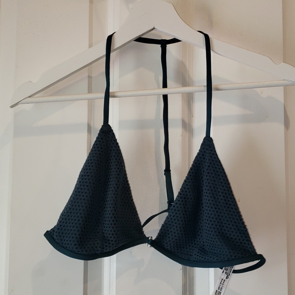 FREE PEOPLE Roll With It Bra Mesh Bralette sz L - Picture 4 of 10